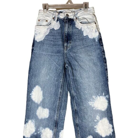 Pacsun 90’s Boyfriend High Rise Straight‎ Leg Bleached Jeans Size 24 - Picture 2 of 10